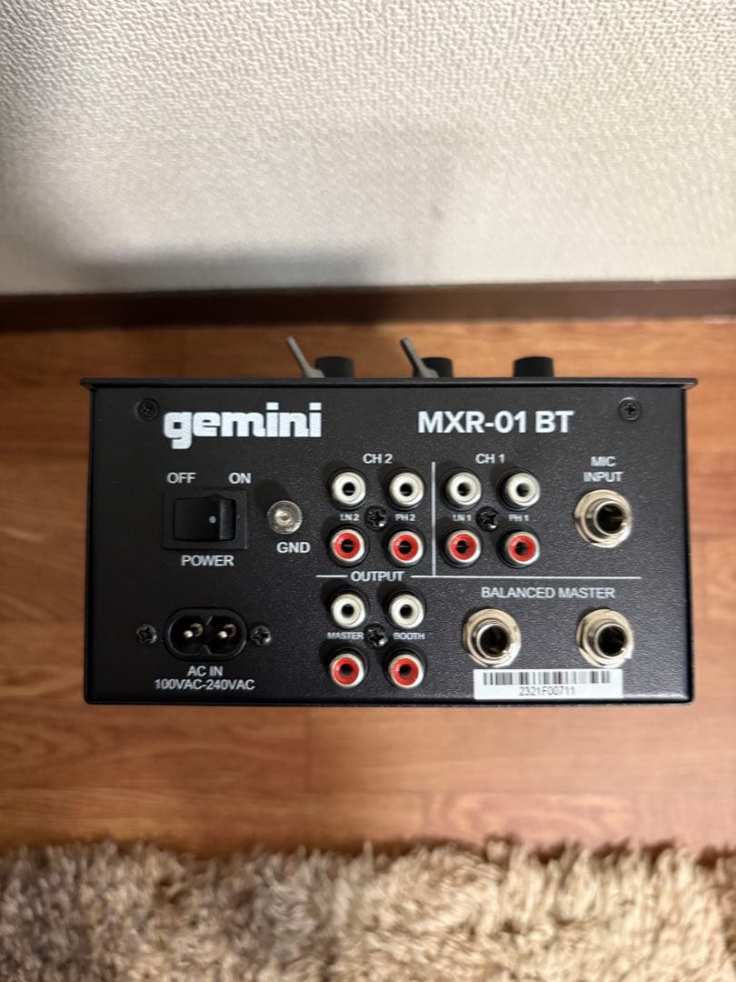 美品 Gemini MXR-01 BT DJミキサー - メルカリ
