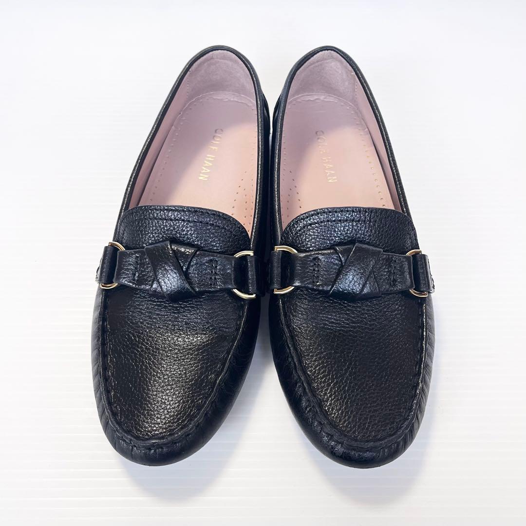 未使用級✨ コールハーン エミーノット ドライバー 黒 レザー 24.5cm