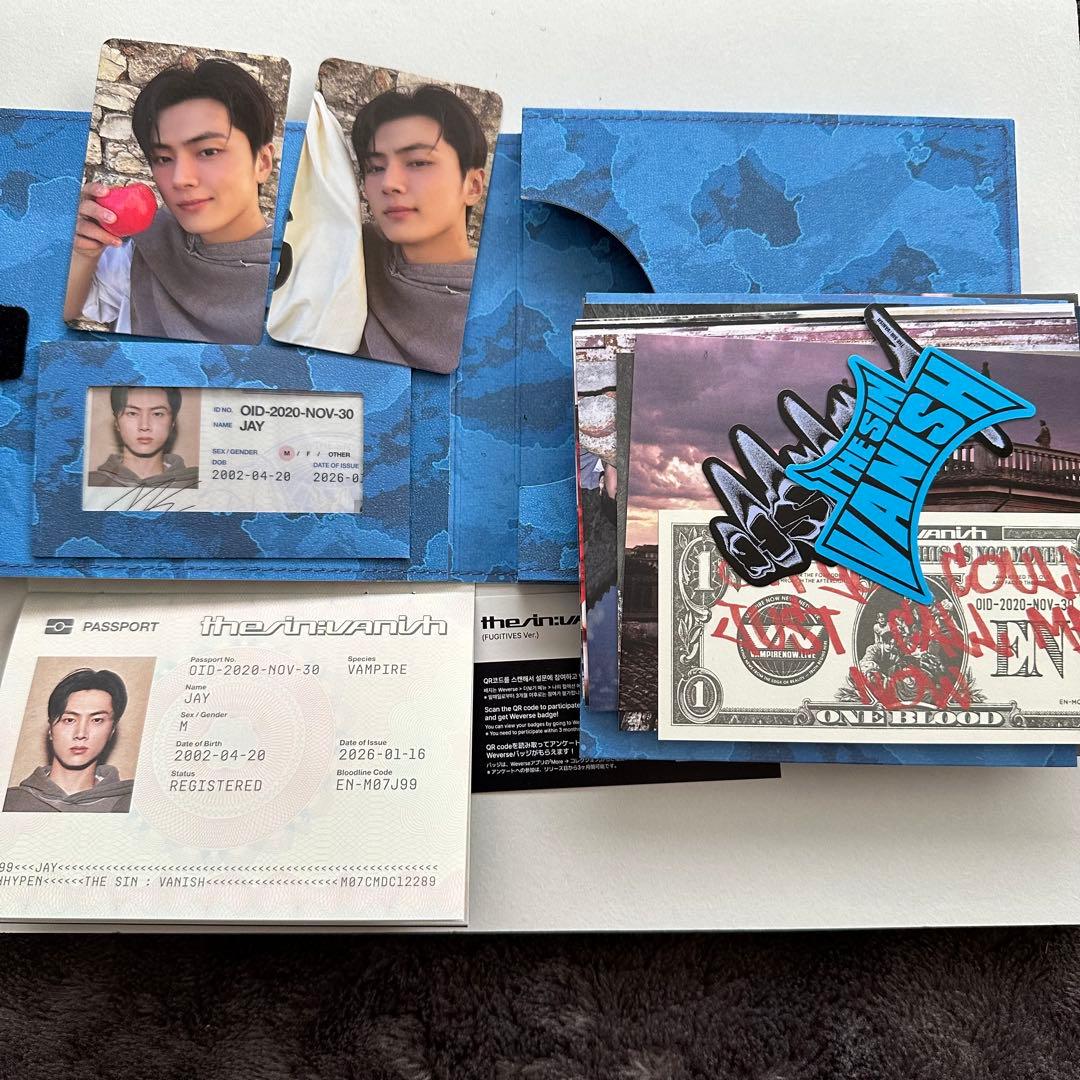 ENHYPEN VANISH FUGITIVES ジェイ コンプリートセット - メルカリ