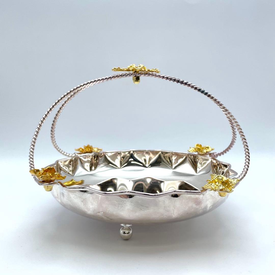 S】銀座和光 WAKO 銀仕上げ 手編み トレイ 3点セット - メルカリ