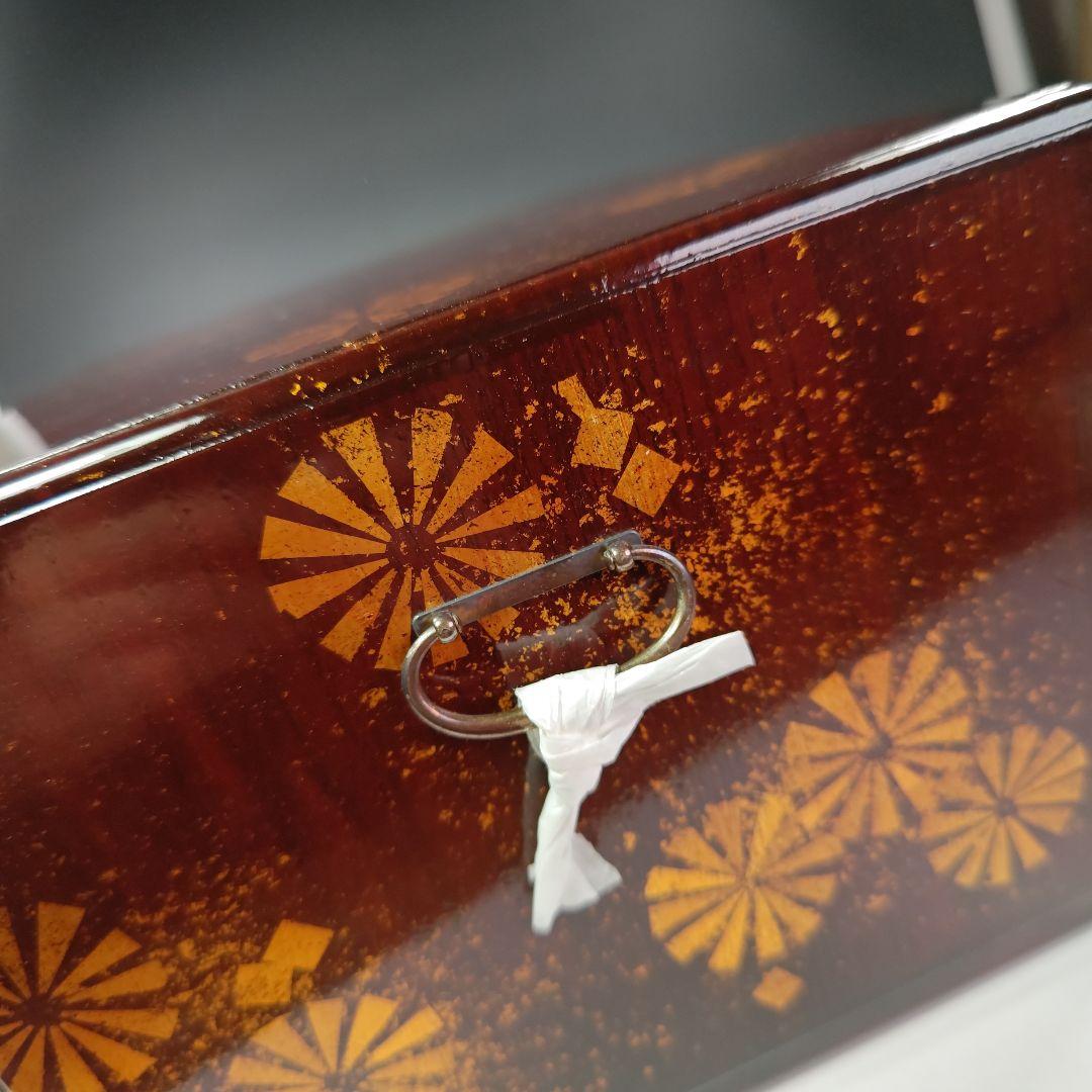 イ628 茶箱『前端雅峰造』『菊蒔絵 茶箱 木箱』茶道具 - メルカリ