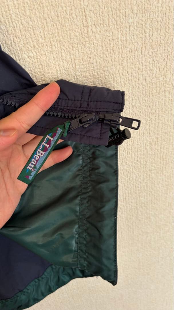 L.L.Bean ネイビー ナイロンベスト