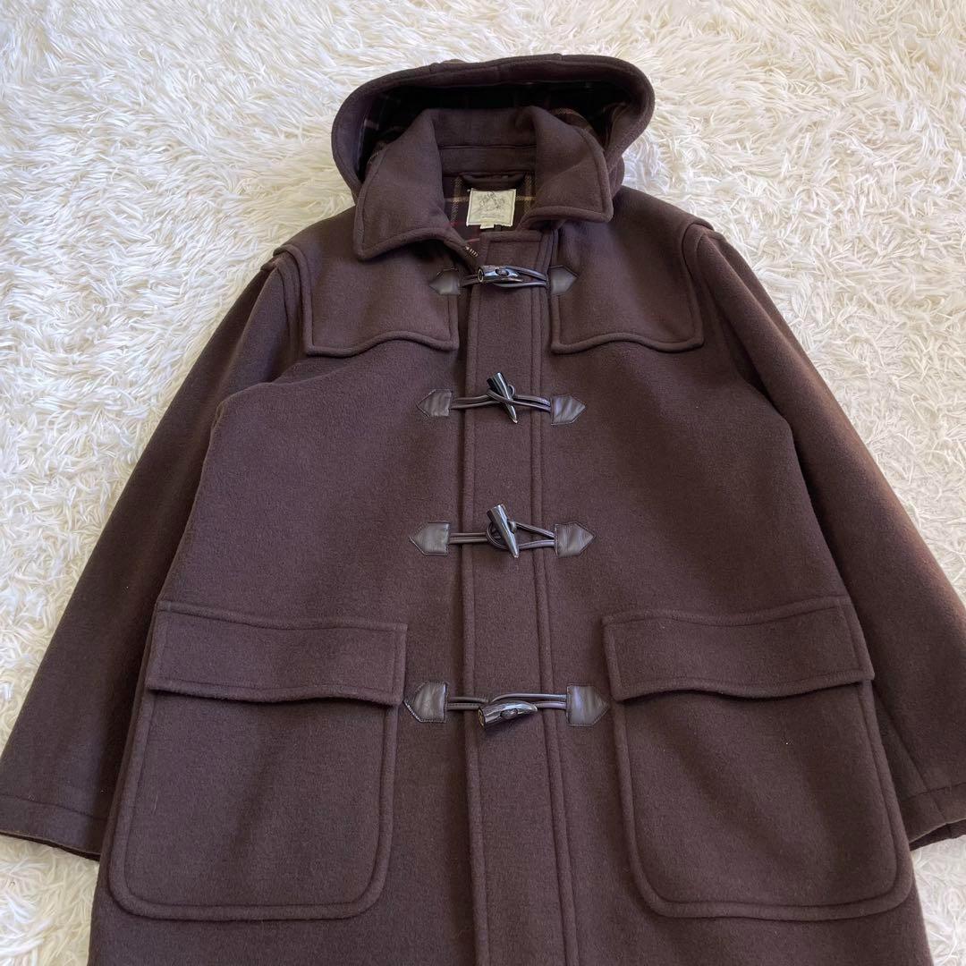 希少タグ✨ ブルックスブラザーズ L チェック ウール ダッフルコート