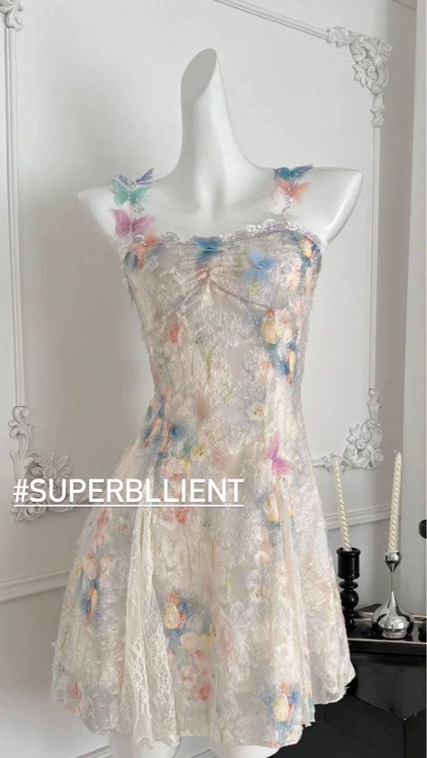 リズリサ系】姫系 フェアリーグランジ Y2K 花柄 00s 平成ギャル