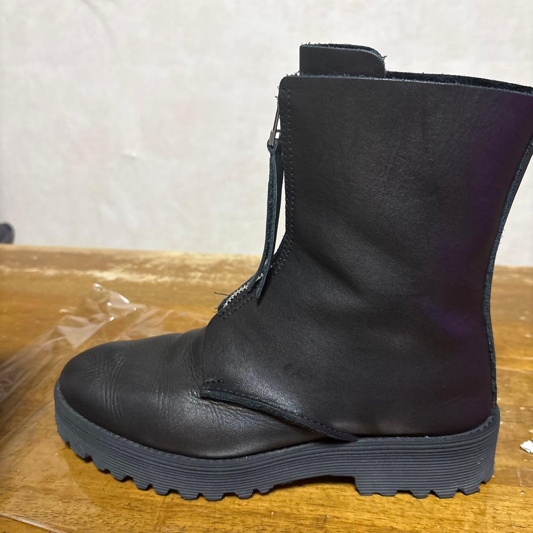 argue.atelier ZIP BOOTS(SMOOTH LETHER)