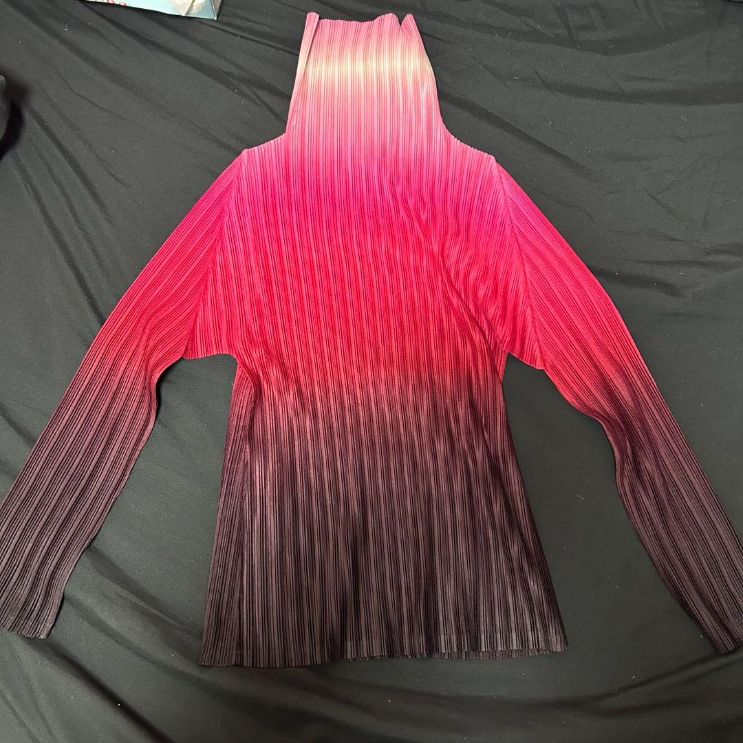 プリーツプリーズ グラデーションハイネック Yahoo!オークション - 931 PLEATS PLEASE プリーツプリーズ イッセイミ