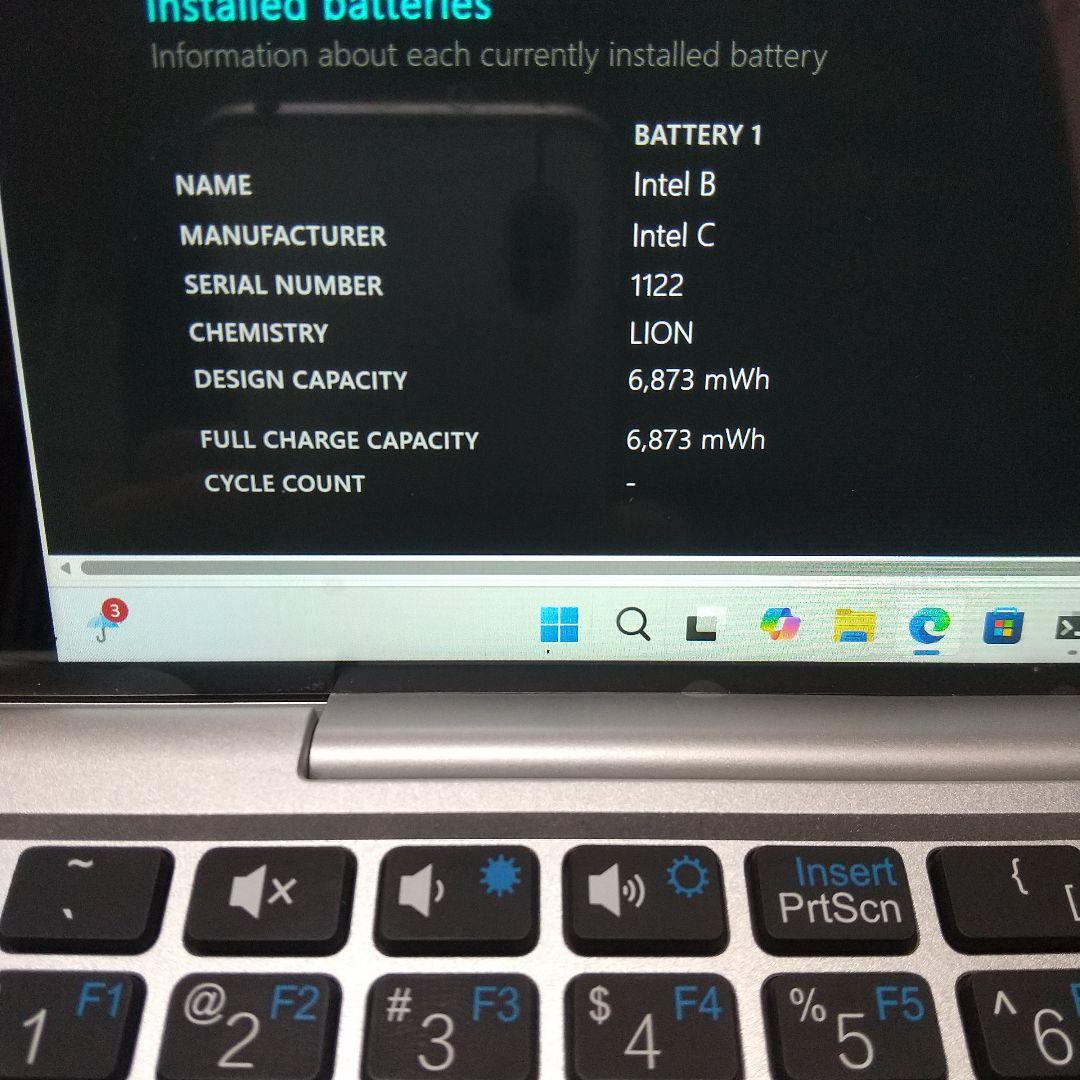 GPD Pocket Windows 11 保護フィルム付き バッテリーほぼ新品 - メルカリ