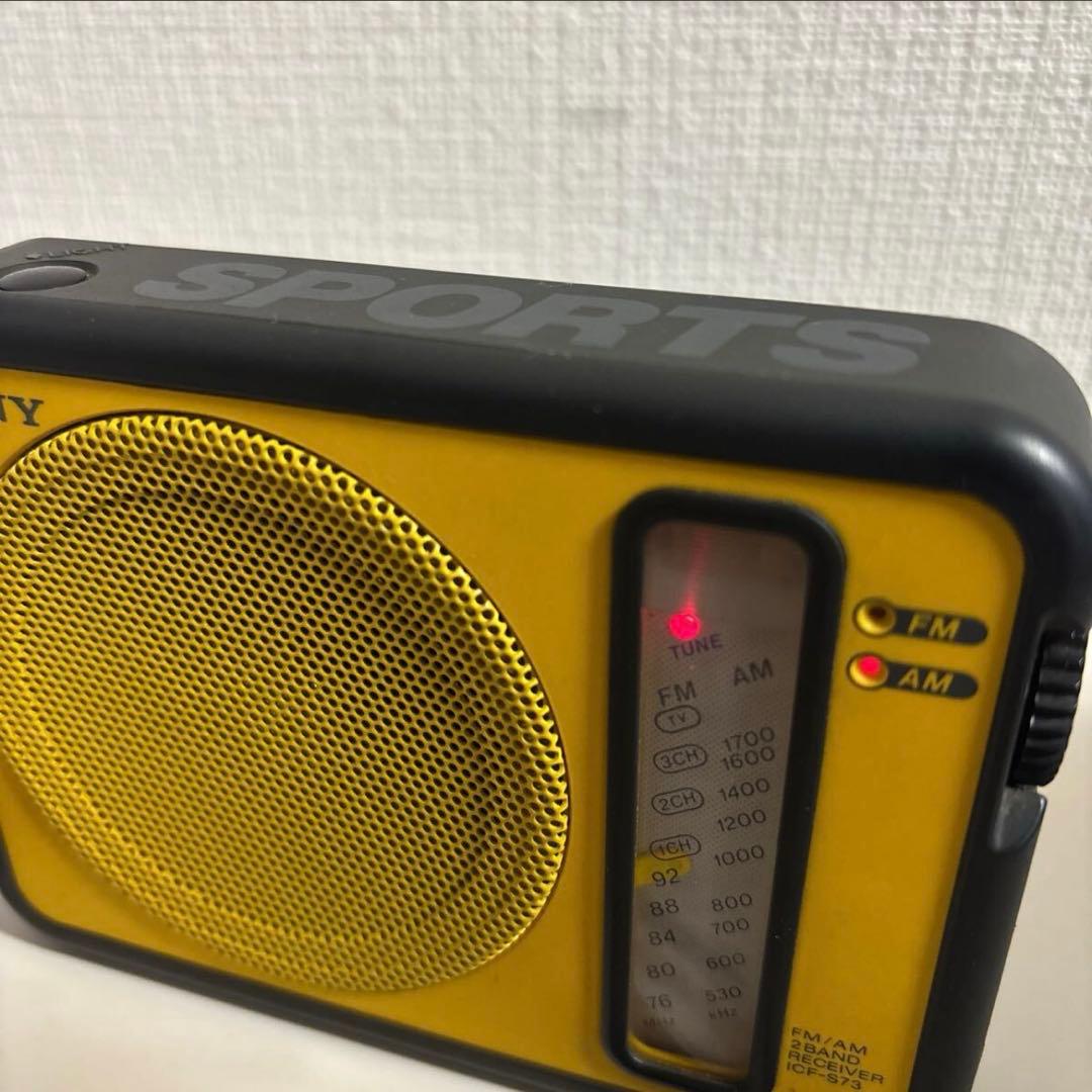 SONY ICF-S73 AM/FMラジオ SONYSPORTS 1987 - メルカリ