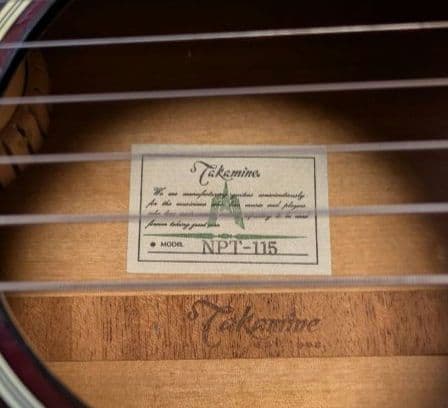 ナルト様専用【美品】タカミネ NPT115 杢目ワインレッド - メルカリ