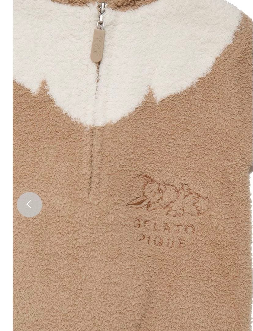 ジェラピケ イーブイロンパース ポケモンコラボ 新品 80〜90cm