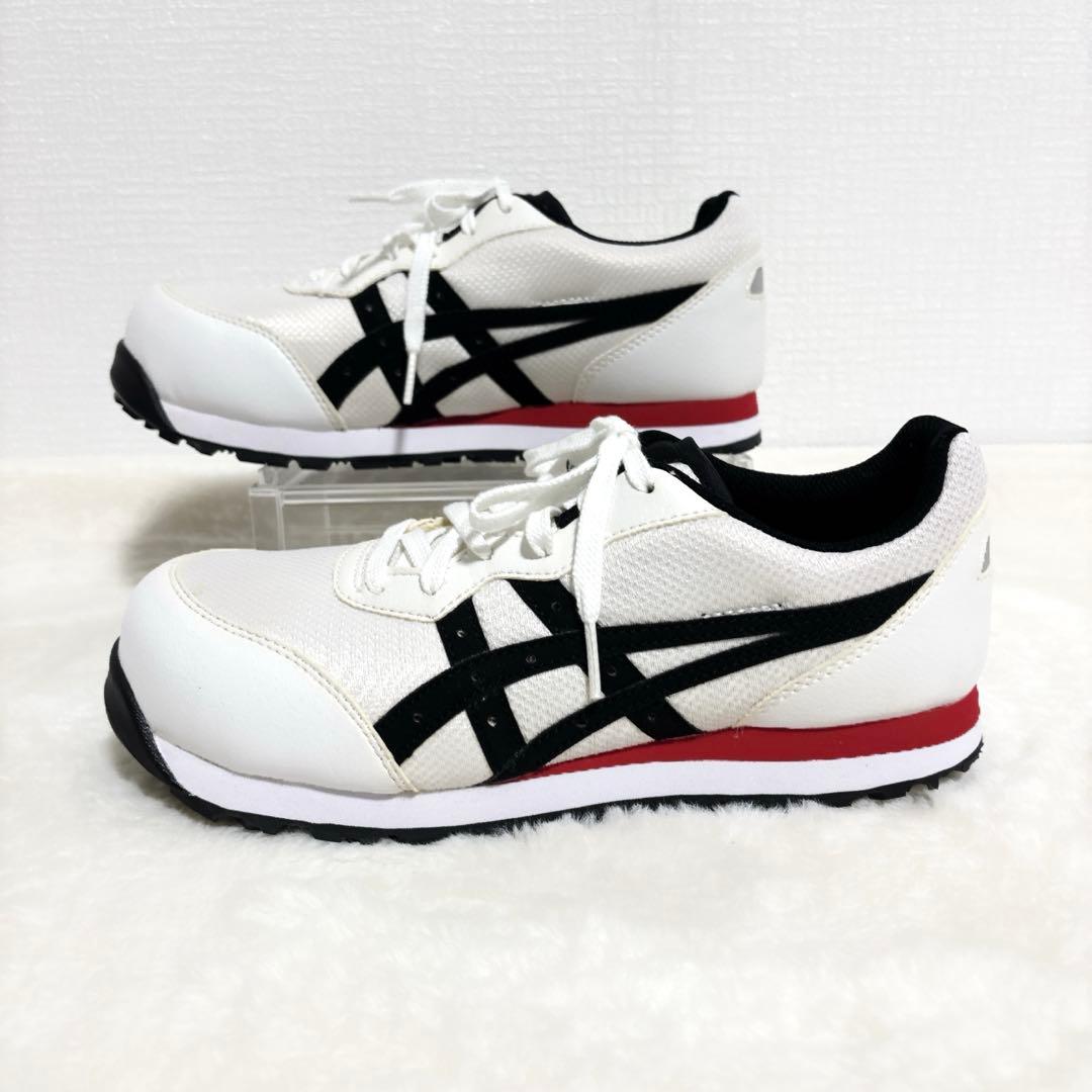 ASICS アシックス　安全靴　ウィンジョブ CP201 白　黒　 24.5cm