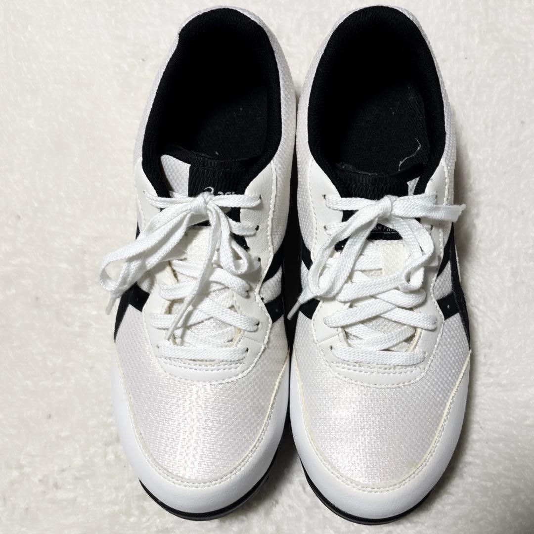 ASICS アシックス　安全靴　ウィンジョブ CP201 白　黒　 24.5cm