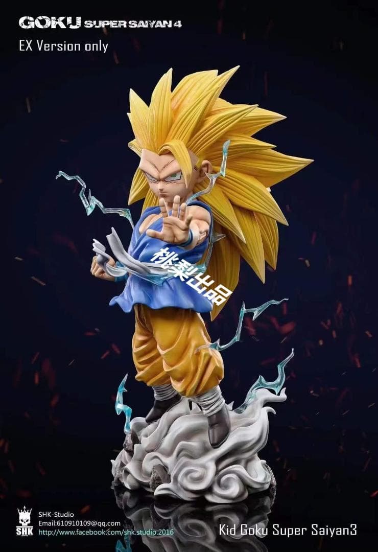 新品未開封『ドラコンボール』 超サイヤ人4孫悟空 ガレージキット