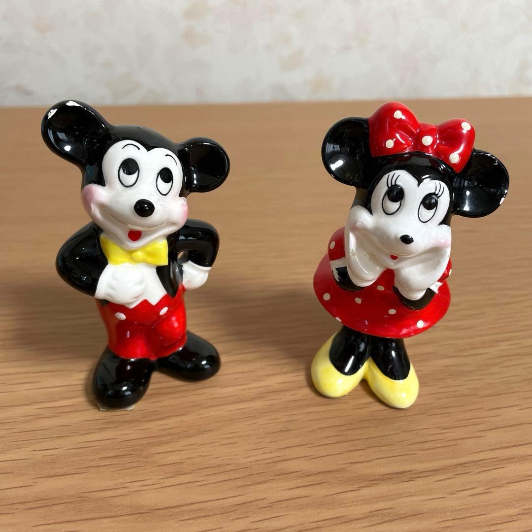 ディズニー 陶器 フィギュア 置物 ミッキー ミニー ドナルドダック 他