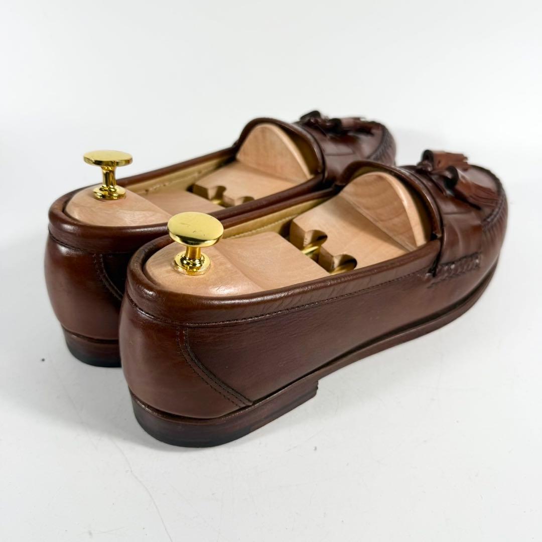 USA製】COLE HAAN コールハーン タッセルローファー 革靴 茶 良品