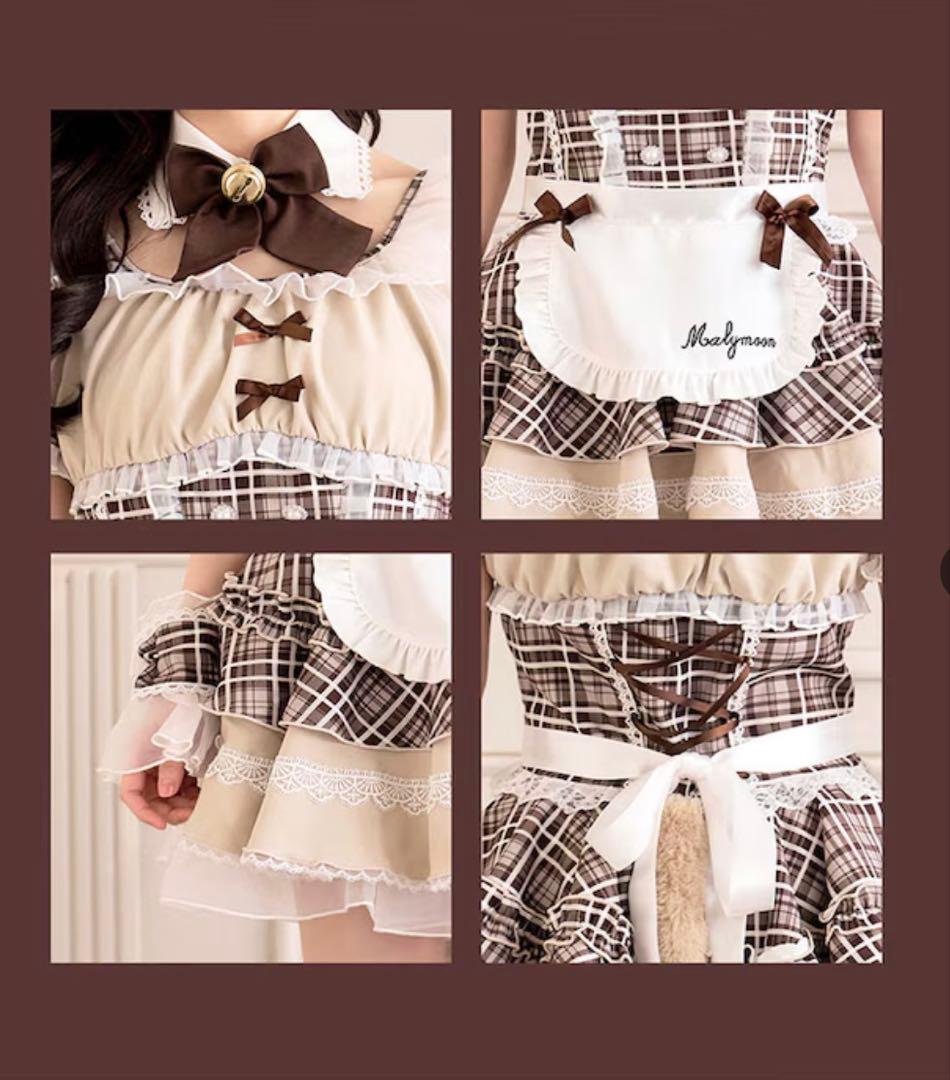 値下げ‼️Valentine ロイヤルチェックキティメイド【Malymoon】 - メルカリ