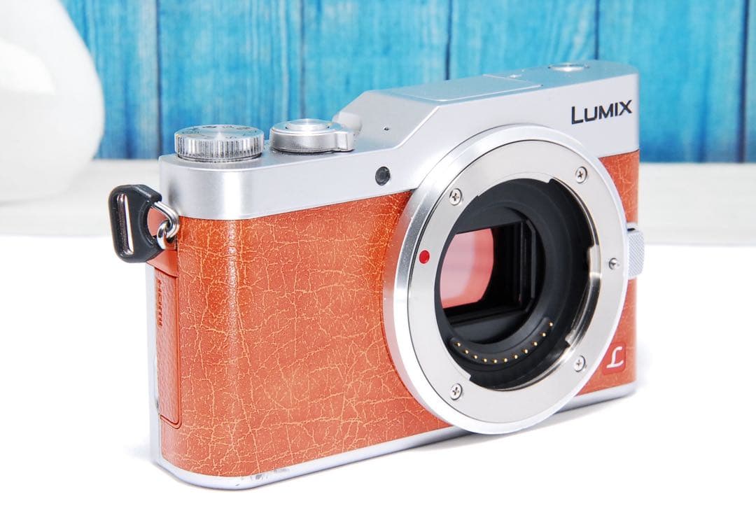 LUMIX GF9 オレンジ 4k SNS Wi-Fi チルト ミラーレス