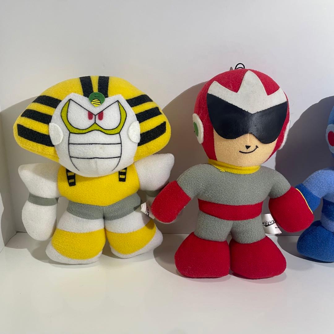 レア CAPCOM カプコン ロックマン ぬいぐるみ 4種 まとめ 当時物