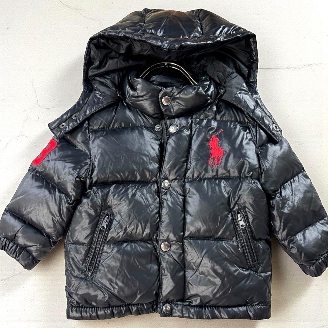 ポロ ラルフローレン キッズ ダウン コート 刺繍 BIG ポニー Polo