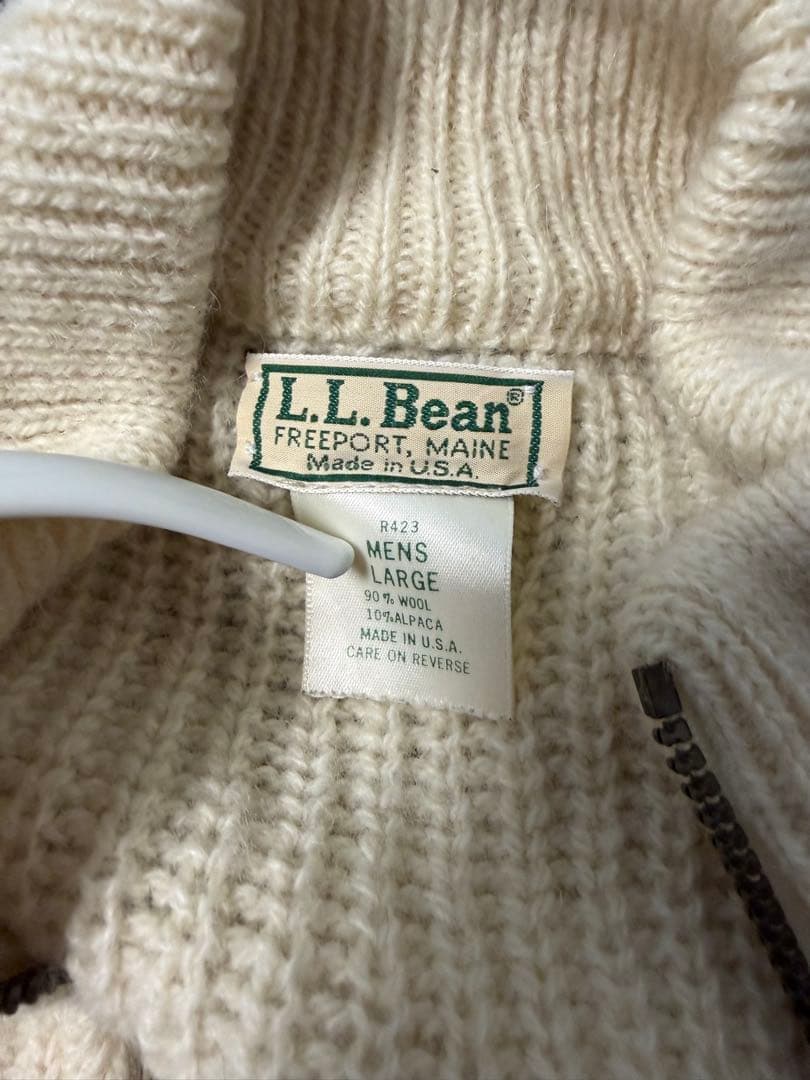 L.L.Bean ドライバーズニット　USA製