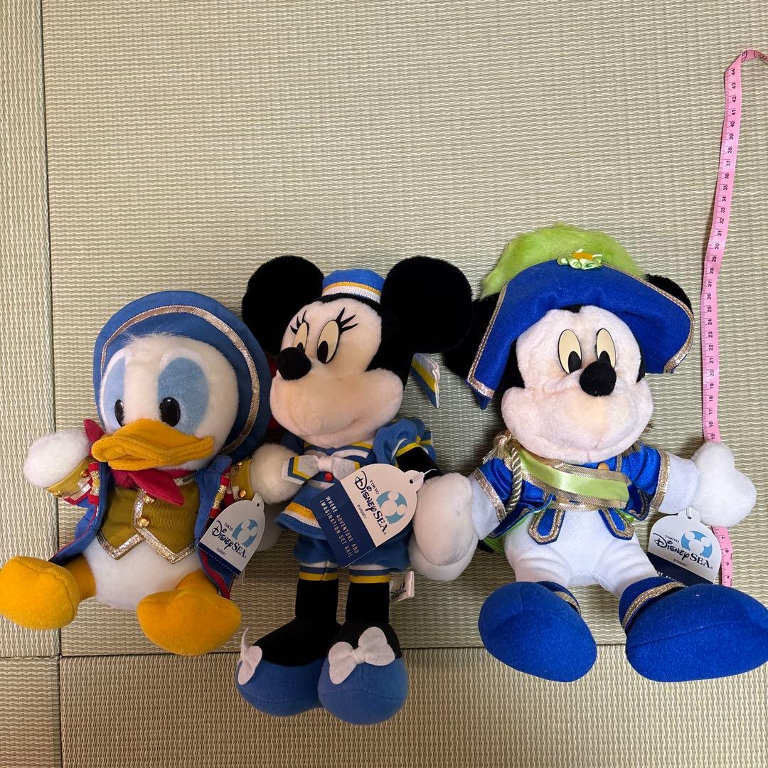 ディズニー ミッキー ミニー ドナルド ぬいぐるみ 3つセット - メルカリ
