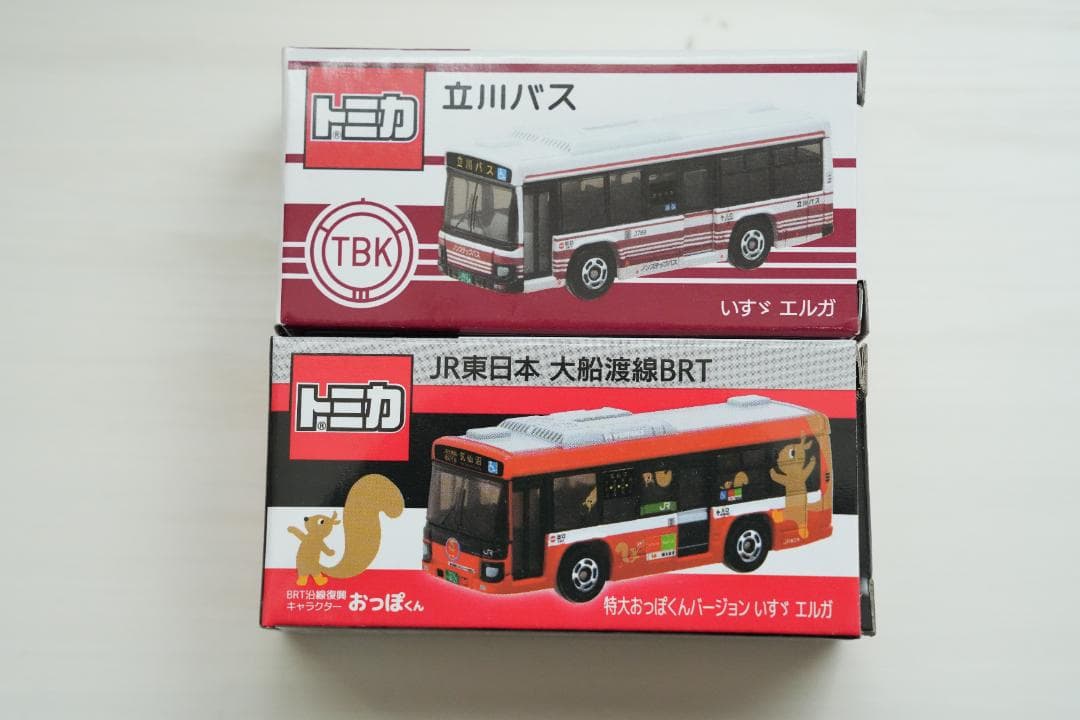 オリジナルトミカ】江ノ電バス 立川バス JR東日本 大船渡線BRT