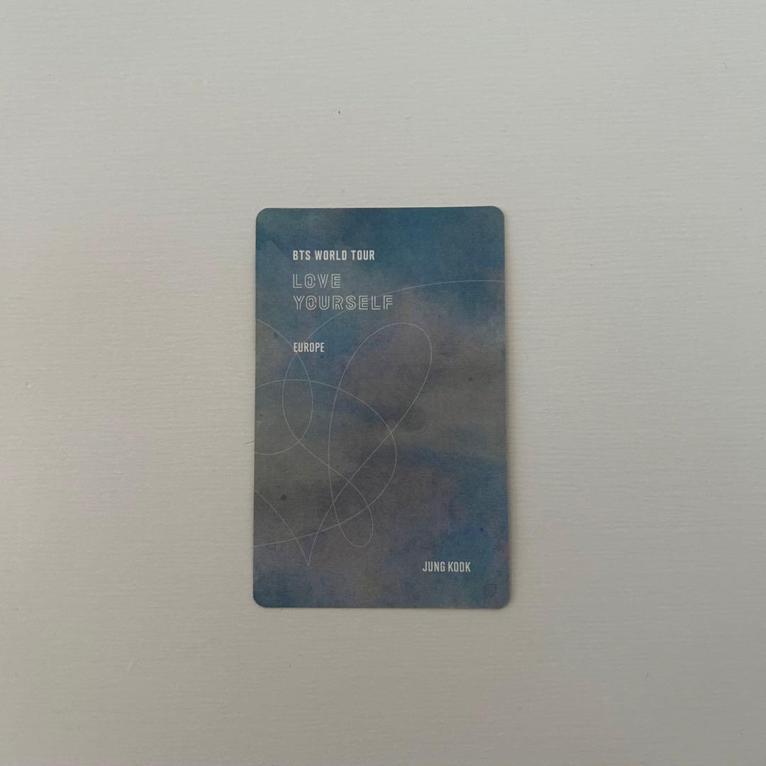 BTS ジョングク トレカ ミニフォト EUROPE DVD LYS ヨーロッパ