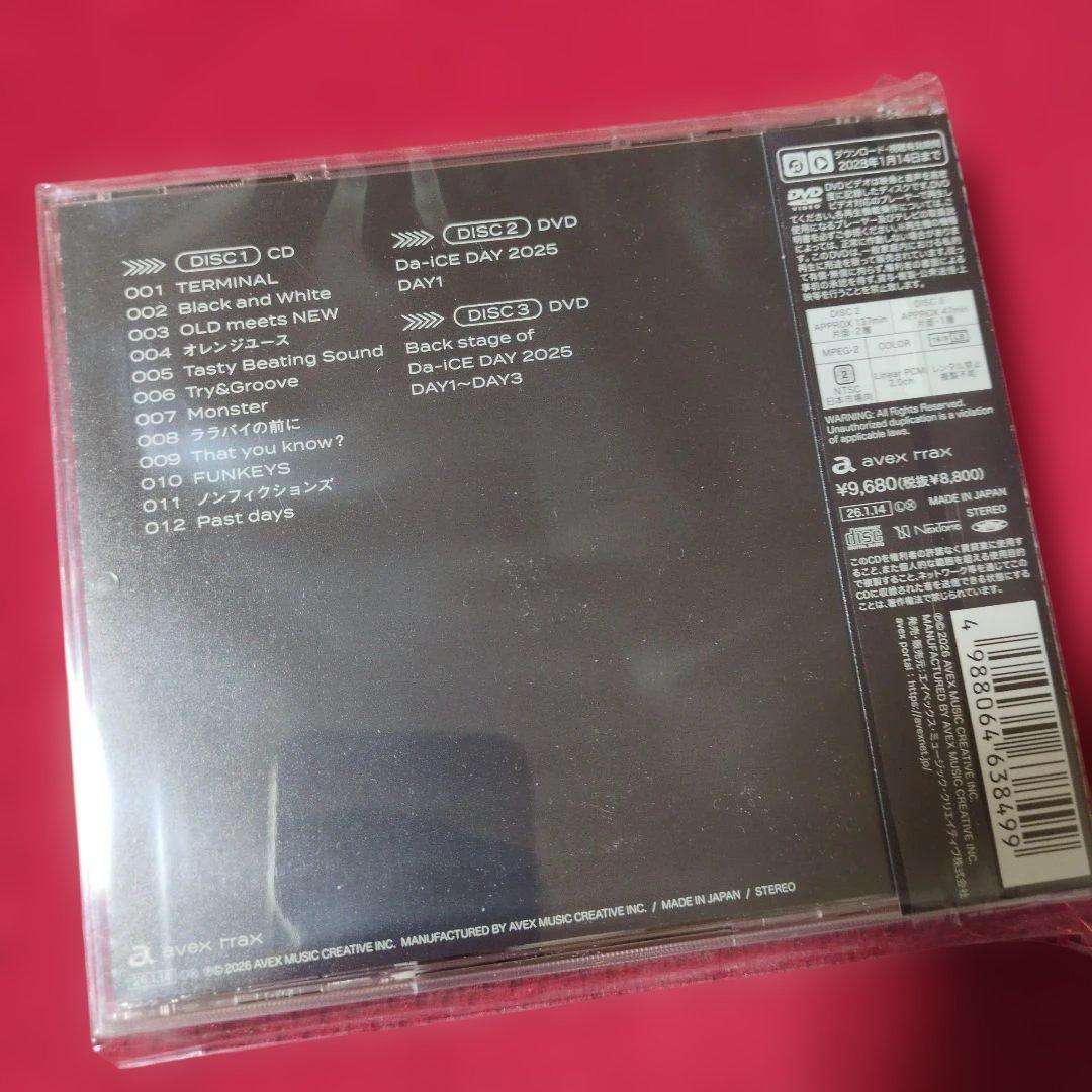 TERMiNaL Da-iCE 9th フルアルバム CD + 2DVD 未開封 - メルカリ