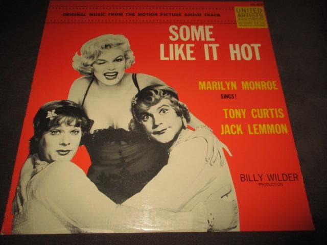 Some Like It Hot オリジナルサウンドトラック LP MONROE,MARILYN - Some Like It Hot (Original Music From the Motion