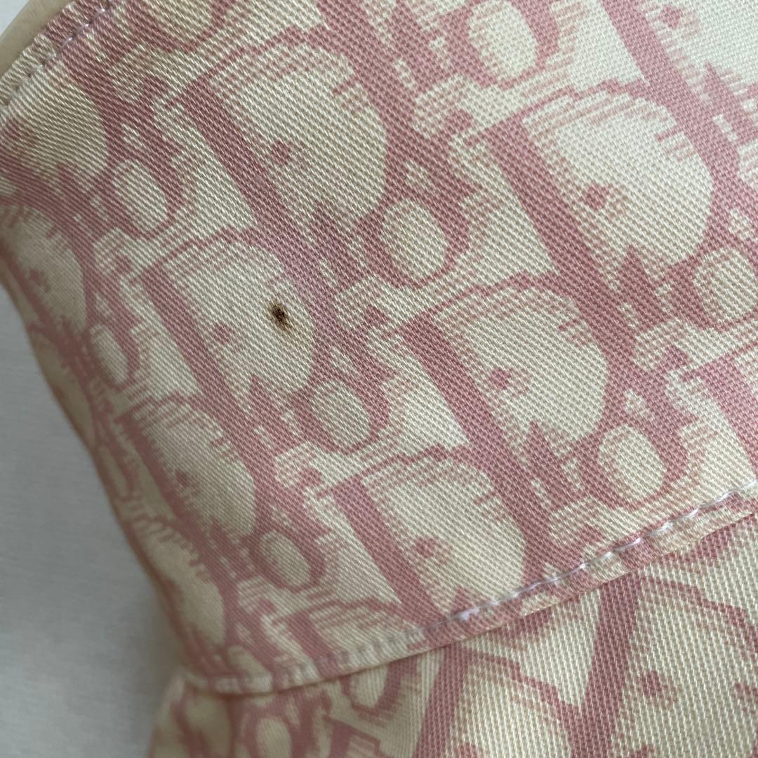 Dior ピンク トロッター柄 バケツハット サイズ58 - メルカリ