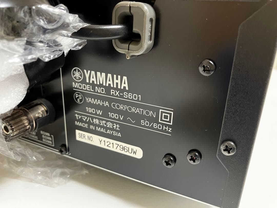 極美品】YAMAHA RX-S601 AVアンプ 本体 4K 60FPS出力