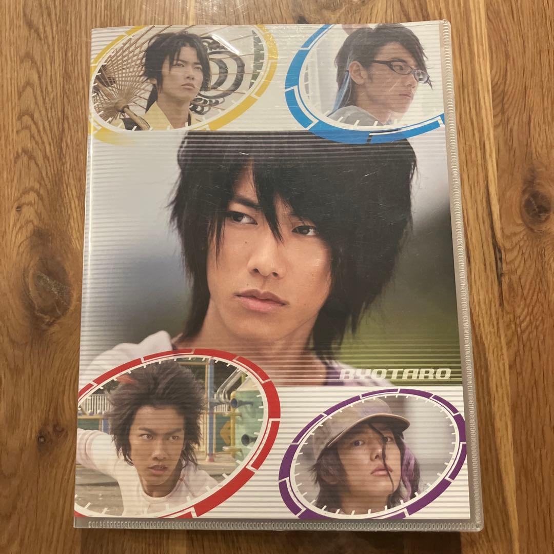 仮面ライダー電王　ブロマイドコレクション（46枚・ファイル付） ☆美品☆ 仮面ライダー電王 ブロマイドコレクション キンタロス 箔押し