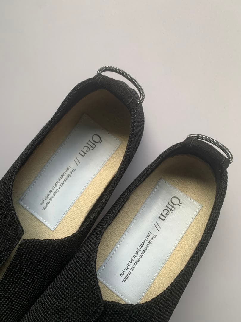 offenオッフェン pointed-SLIT SIMP / BLACK 37 - メルカリ