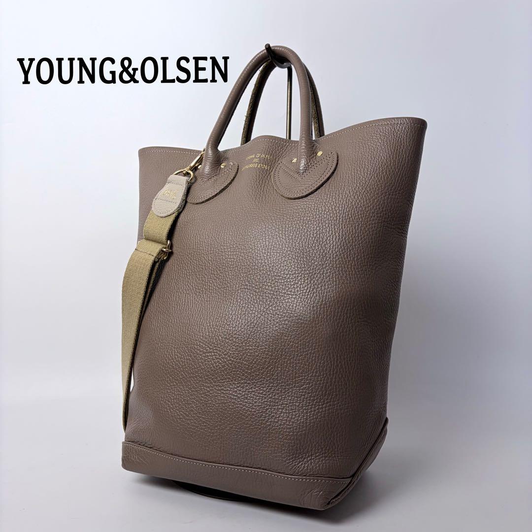 YOUNG&OLSEN EMBOSSED LEATHER HAVERSACK M - メルカリ
