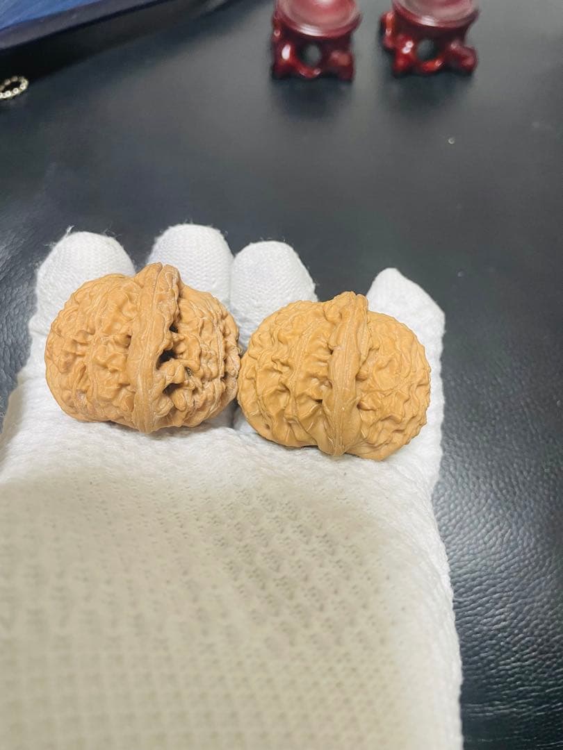 Arara様専用 No.342遊ぶクルミ文玩核桃 精配球形狮子と手入れ