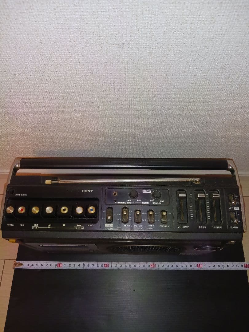 ソニー ラジカセ CF1980 FM/AMカセット初代モデル レトロ - メルカリ