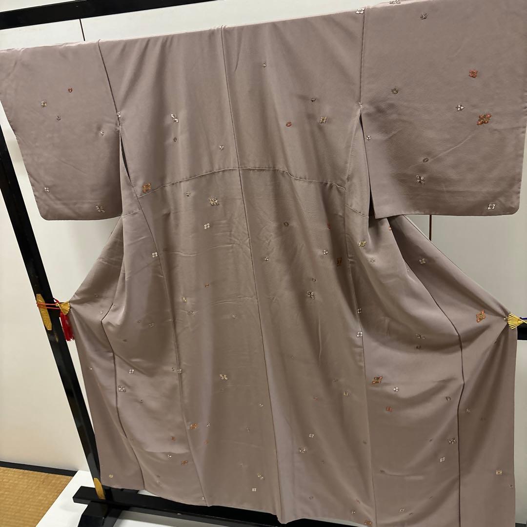 AK-3949 総刺繍 飛び柄 スモールサイズ 小紋 正絹 AK-3949 - メルカリ