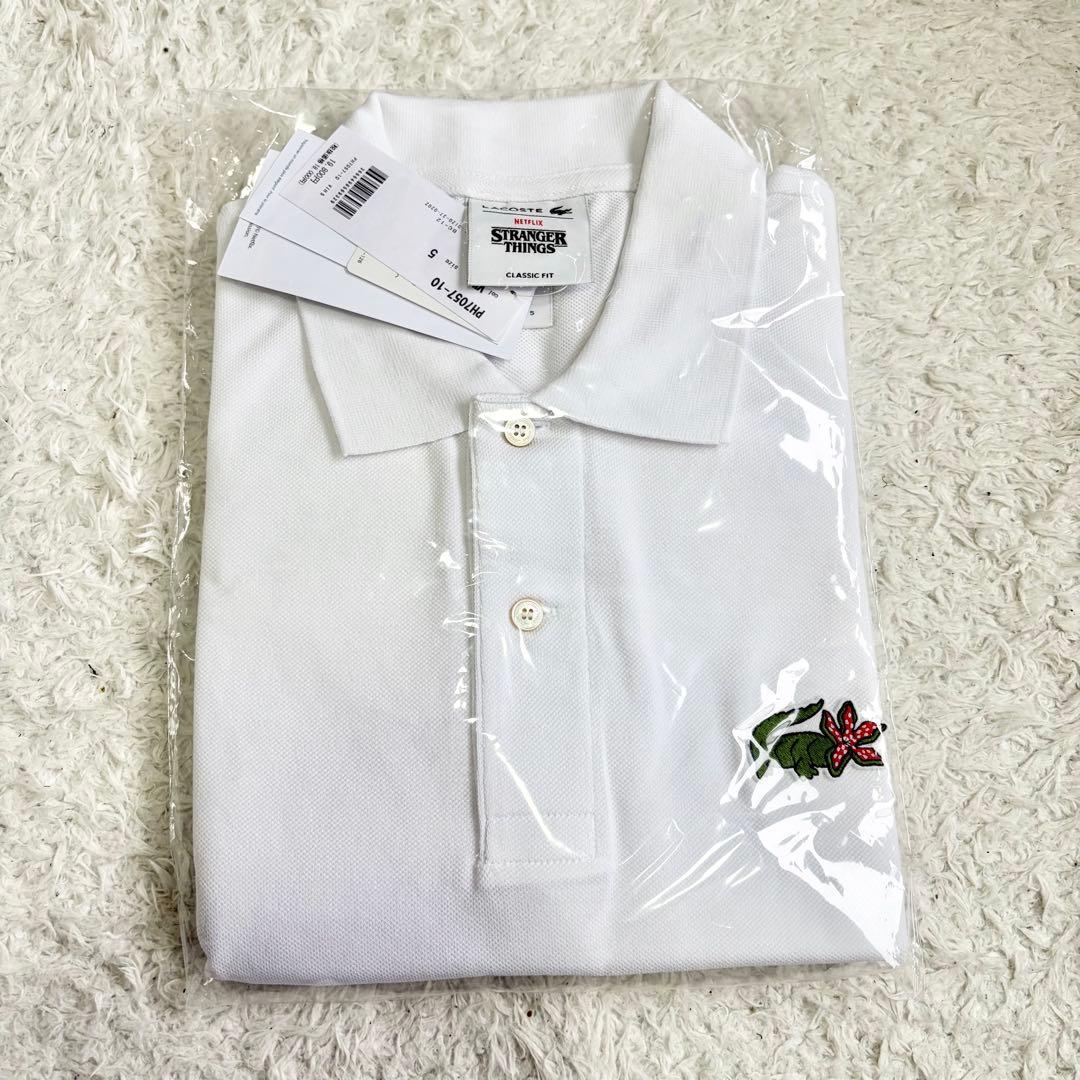 廃盤 LACOSTE x Stranger Things ポロシャツ ホワイト - メルカリ