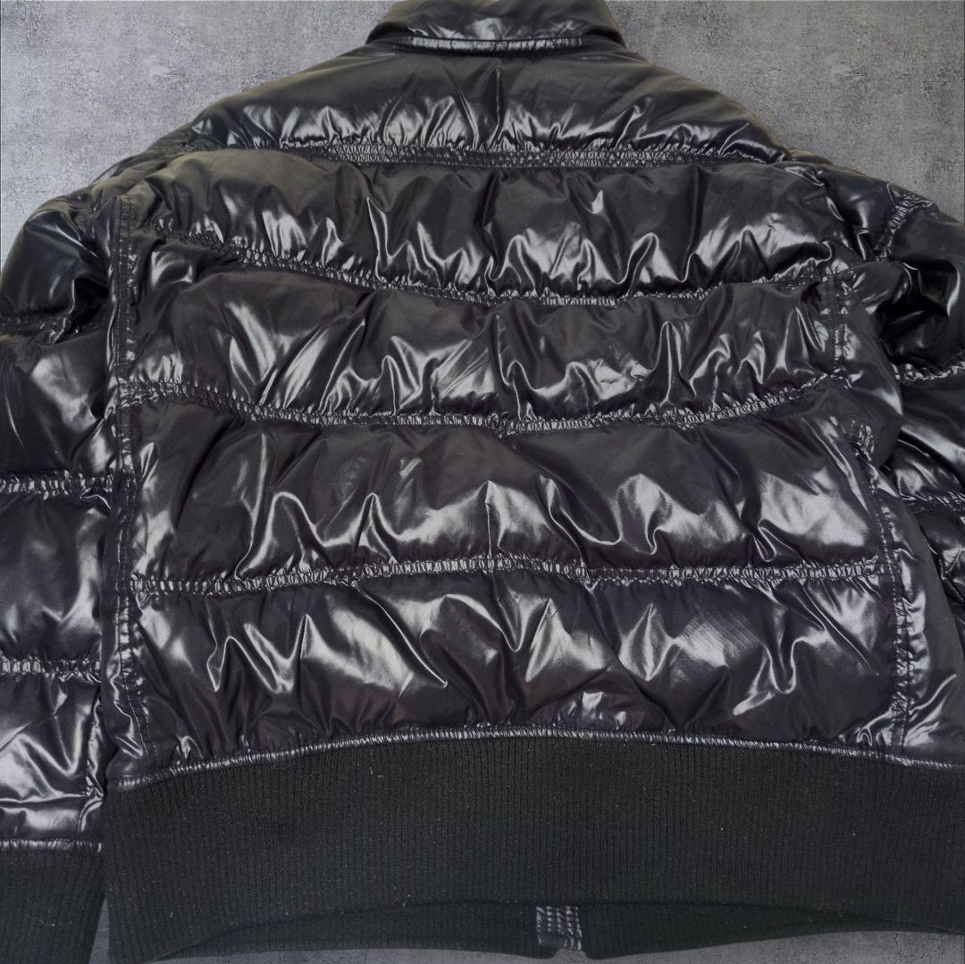 00s old UNIQLO 光沢 プレミアムダウンジャケット Y2K 短丈 黒 - メルカリ