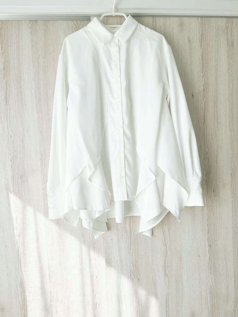 UN3D. WAVE RAFFLE SHIRT 2025AW