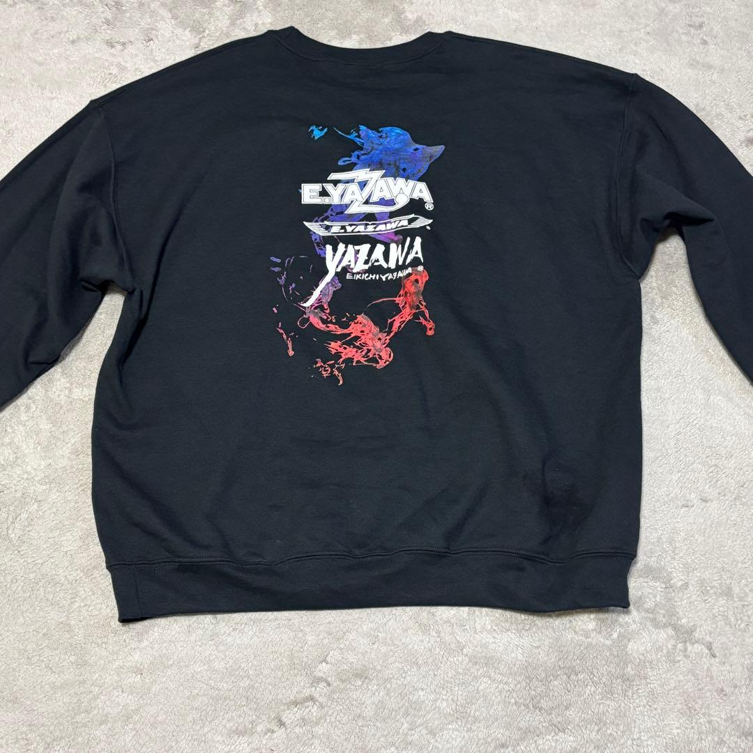 矢沢永吉 E.YAZAWA トレーナー logos インク 大きいXLサイズ - メルカリ