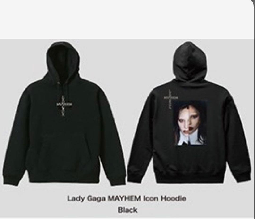 LADY GAGA MAYHEM ポップアップ限定 フーディー 黒M - メルカリ