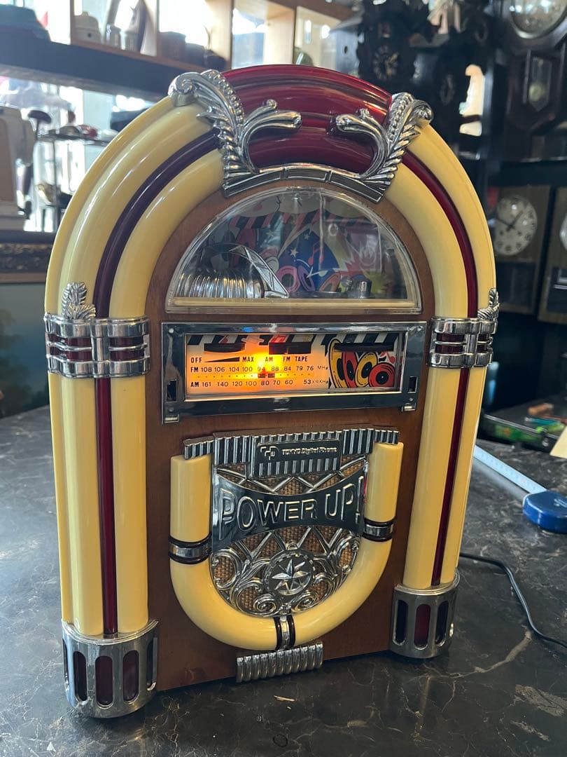 ジュークボックス、レトロジュークボックス、ラジオ絶好調、
