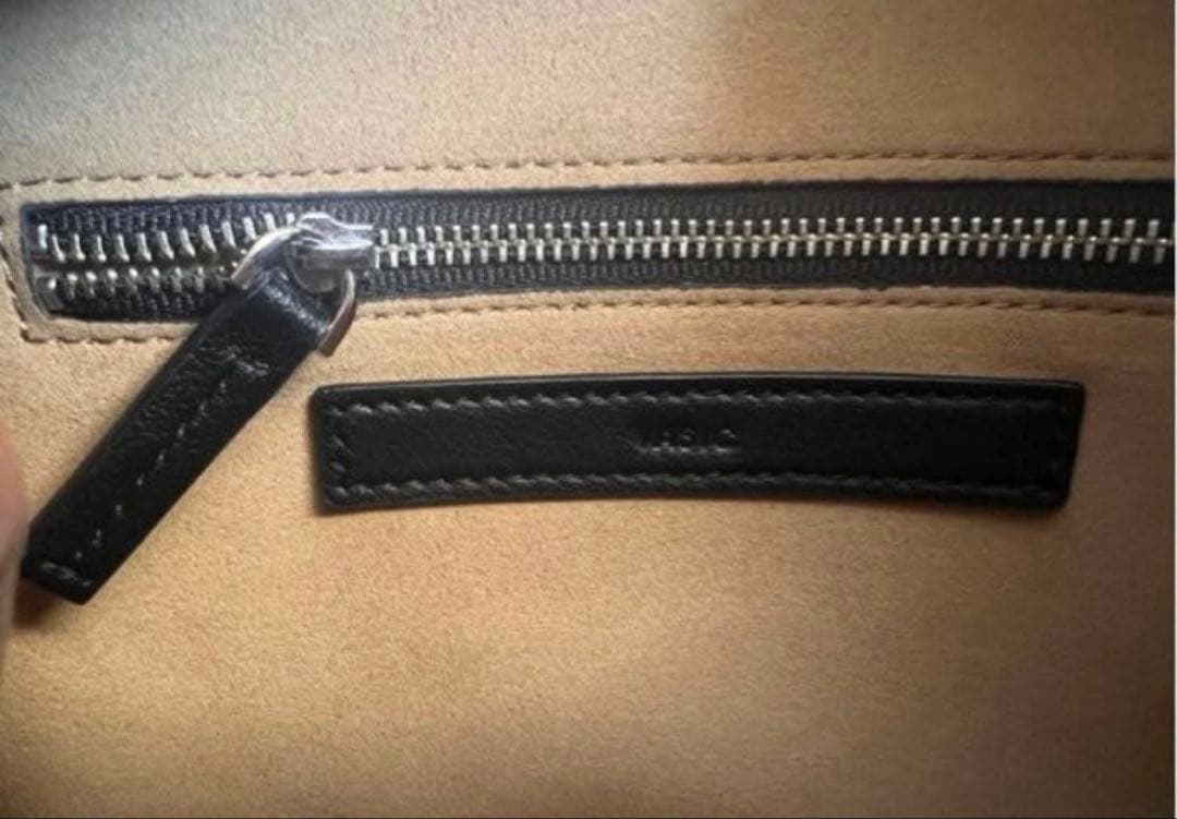 vasic amber mini mini ブラウン系ハンドバッグ美品雑誌掲載品 - メルカリ