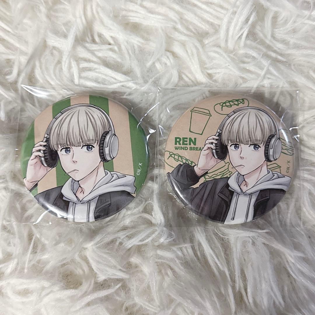 梶蓮 THEキャラカフェ WINDBREAKER 原作絵 缶バッジ - メルカリ
