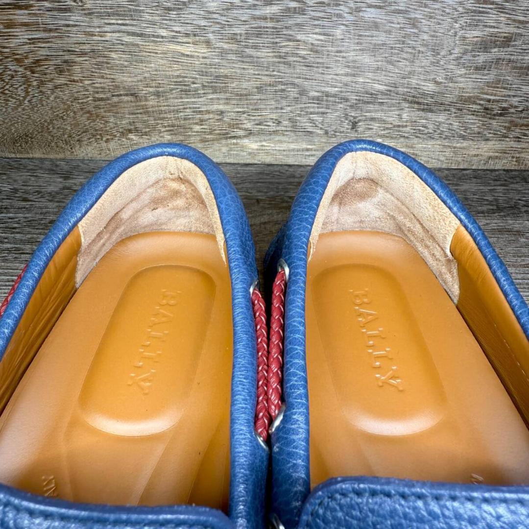 【展示未使用品】◆BALLY◆バリー 27.5cm ドライビングシューズ レザー