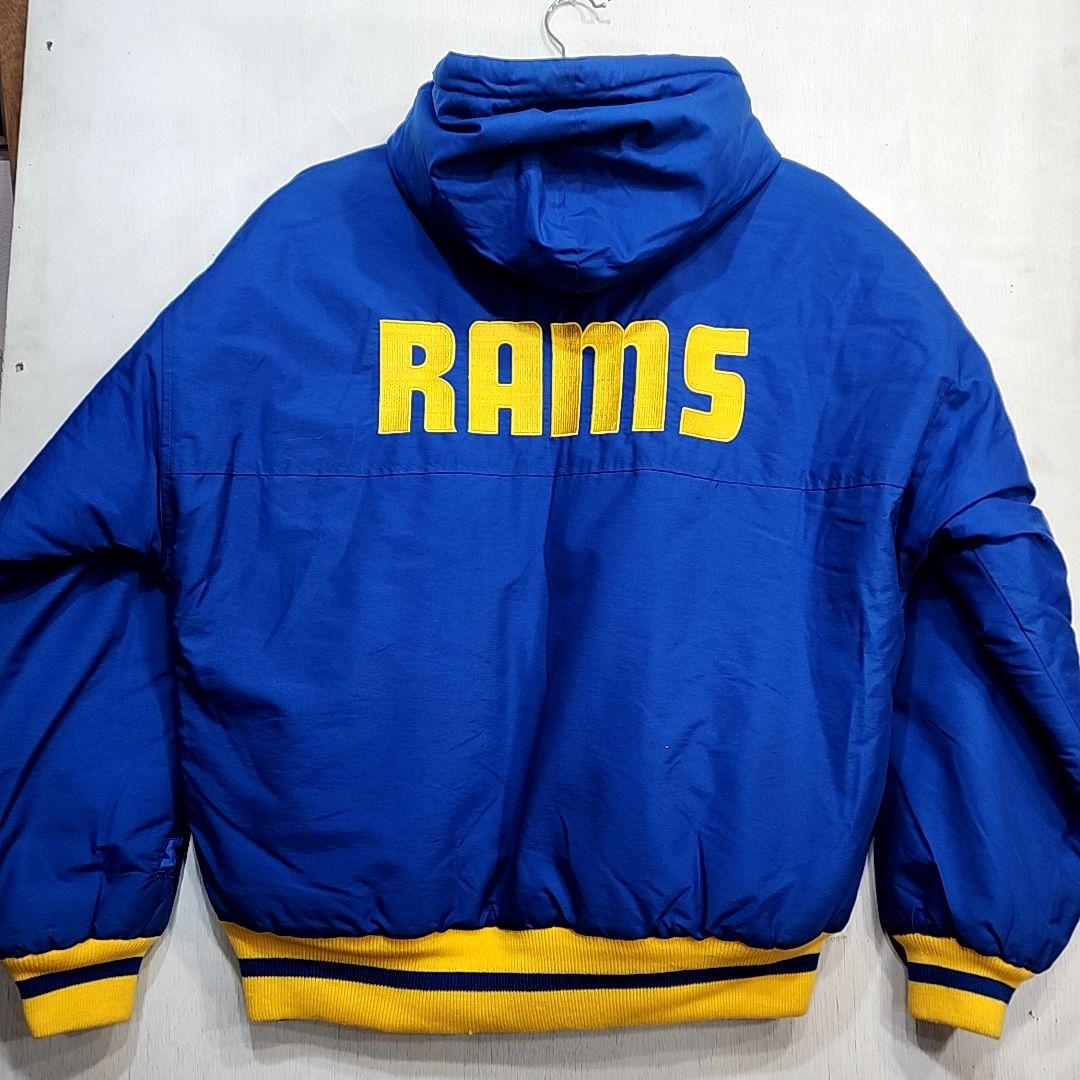 デッドストック 公式 NFL ロサンゼルス ラムズ RAMS 中綿 スタジャン