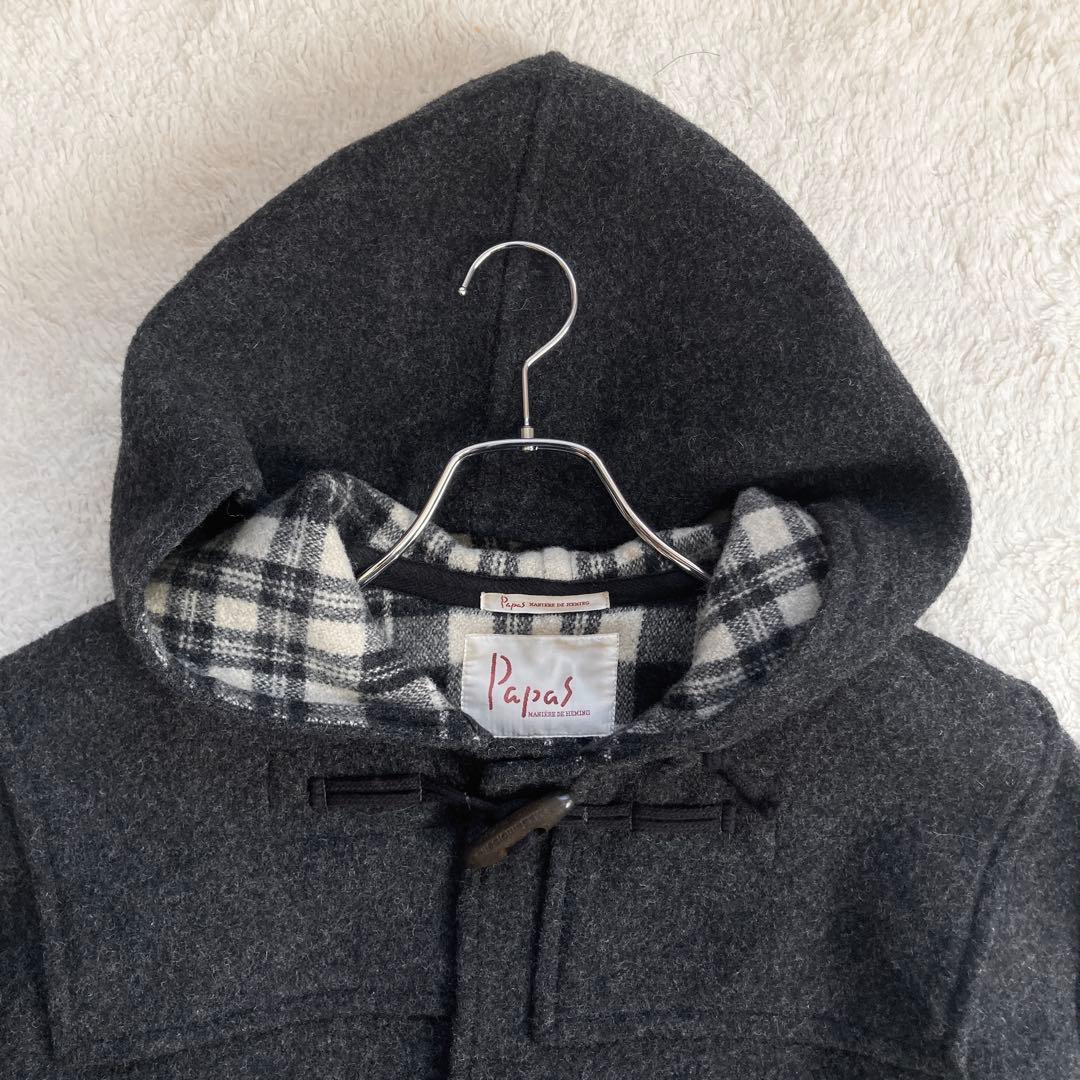 極美品】Papas SYDNEY H SHAW￼ ダッフルコート ゆったり M