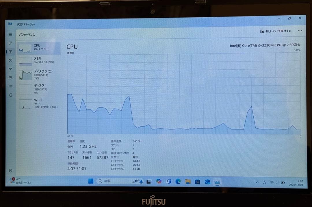 最安出品値下げ不可 FMV s54KW windows11 offce2021 - メルカリ