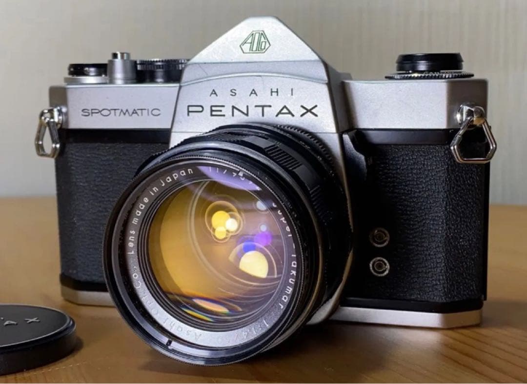 前期型8枚玉Supertakumar50mmf1.4ペンタックスSP本体完動品 backend=imagemagick;version=1;